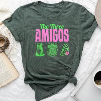 The Three Amigos Cinco De Mayo Drinking Tequila Party Fiesta Bella Canvas T-shirt | Mazezy