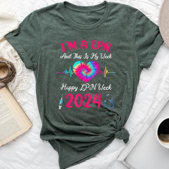 Tie Dye I'm A Lpn This Is My Week Happy Nurse Week 2024 Bella Canvas T-shirt - Thegiftio UK
