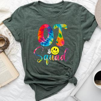 Tie Dye Occupational Therapist Groovy Ot Squad Ot Therapy Bella Canvas T-shirt - Seseable