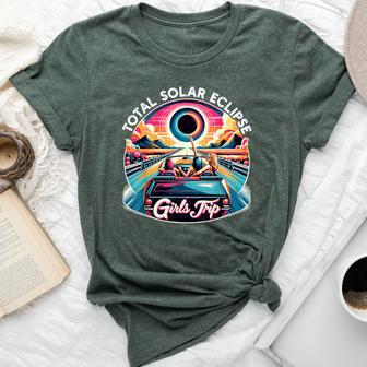 Total Solar Eclipse 2024 Girls Trip 2024 Vacation Bella Canvas T-shirt - Monsterry DE