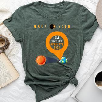 Total Solar Eclipse 2024 Idea For & Solar Eclipse Bella Canvas T-shirt - Seseable