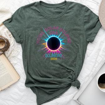 Total Solar Eclipse Illinois For 2024 Souvenir Bella Canvas T-shirt - Monsterry UK