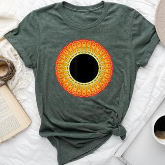 Total Solar Eclipse Mandala Sun Bella Canvas T-shirt - Seseable