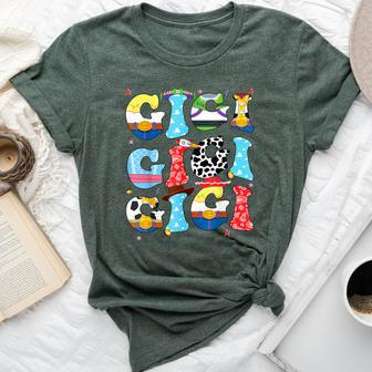 Toy Story Gigi Grandma Birthday Grandmother Women Bella Canvas T-shirt | Mazezy