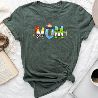 Toy Story Mama Boy Mom Mommy Happy Mother's Day Bella Canvas T-shirt | Mazezy