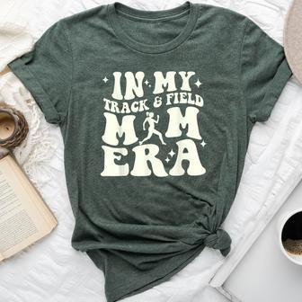 In My Track And Field Mom Era Loud Cheer Mom Runner Bella Canvas T-shirt - Monsterry