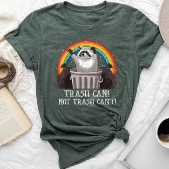Trash Can Not Trash Can't Raccoon Trash Panda Bella Canvas T-shirt - Monsterry CA