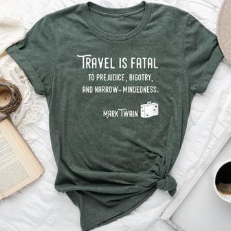 Travel Is Fatal Cool Nomad Bella Canvas T-shirt - Monsterry DE