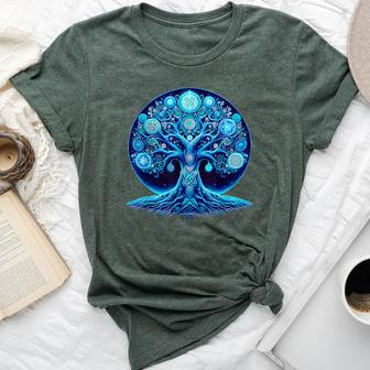 Tree Of Life Viking Celtic Tree Of Life Bella Canvas T-shirt - Seseable