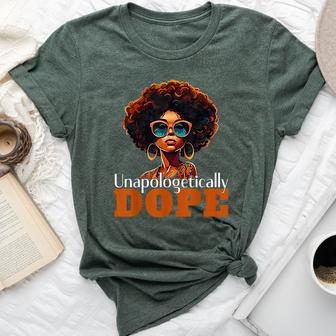 Unapologetically Dope African American Black Queen Bella Canvas T-shirt - Thegiftio UK
