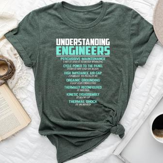 Understanding Engineers Mechanical Sarcastic Engineering Bella Canvas T-shirt - Monsterry DE