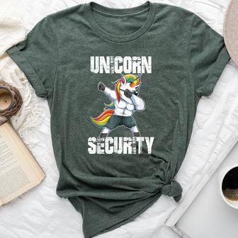 Unicorn Security Dad Mom Daughter Adult Unicorn Costume Bella Canvas T-shirt - Monsterry UK