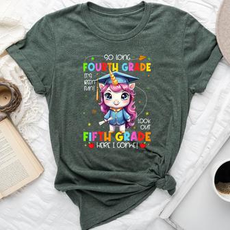 Unicorn So Long 4Th Grade Graduation Last Day Of School Bella Canvas T-shirt - Monsterry UK