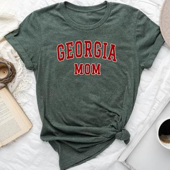 Varsity Souvenir Georgia State Mom Mother Bella Canvas T-shirt - Seseable