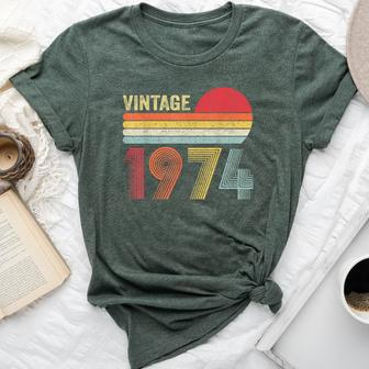 Vintage 1974 50Th Birthday 50 Years Old Bella Canvas T-shirt - Monsterry