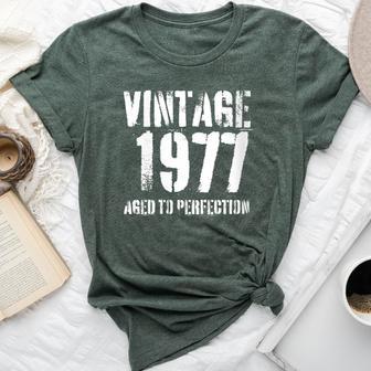 Vintage 1977 Birthday Retro Style Bella Canvas T-shirt - Monsterry DE