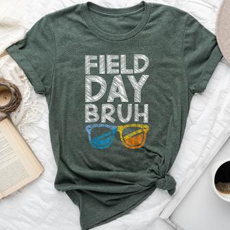 Vintage Field Day Bruh Fun Day Field Trip Student Teacher Bella Canvas T-shirt - Monsterry CA