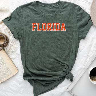 Vintage Florida Florida Retro Orange Bella Canvas T-shirt - Seseable
