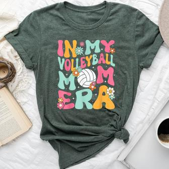 In My Volleyball Mom Era Game Day Cute Retro Volleyball Mama Bella Canvas T-shirt - Seseable