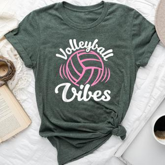 Volleyball Vibes Volleyball For Girls Ns Women Bella Canvas T-shirt - Monsterry AU