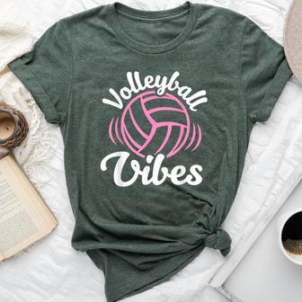 Volleyball Vibes Volleyball For Girls Ns Women Bella Canvas T-shirt - Monsterry DE