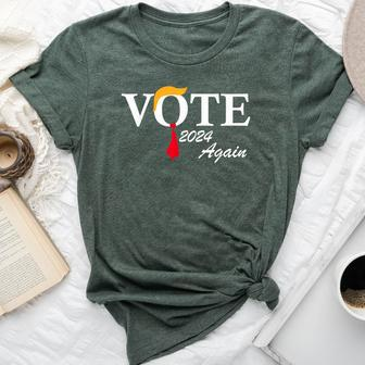 Vote Again Pro President Trump 2024 Trump Women Bella Canvas T-shirt - Seseable