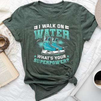 Walk On Water Figure Skating Bella Canvas T-shirt - Monsterry DE