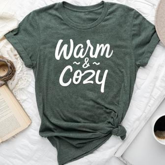 Warm & Cozy Fall Winter Bella Canvas T-shirt - Monsterry