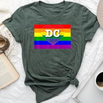 Washington Dc Gay Pride Rainbow Flag Lgbt Bella Canvas T-shirt - Monsterry AU