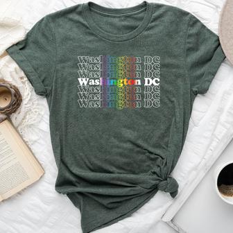 Washington Dc Pride Lgbt Rainbow Bella Canvas T-shirt - Monsterry DE