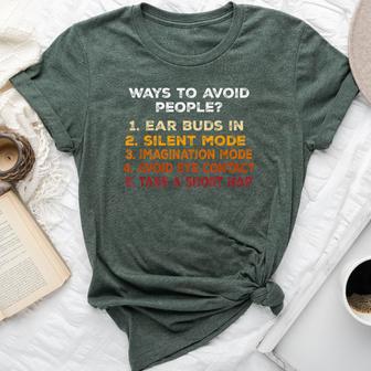 Ways To Avoid People Ear Buds In Silent Mode Mom Dad Bella Canvas T-shirt - Monsterry UK