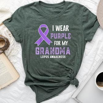 I Wear Purple For My Grandma Lupus Awareness Bella Canvas T-shirt - Monsterry UK