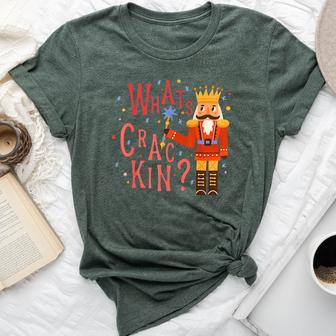 Whats Crackin Christmas Nutcracker Xmas Kid Bella Canvas T-shirt - Monsterry DE