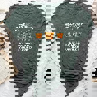 Whiskey Drinking Forecast Drink Bella Canvas T-shirt | Seseable UK