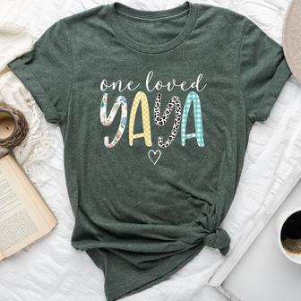 Yaya One Loved Yaya Mother's Day Bella Canvas T-shirt - Monsterry