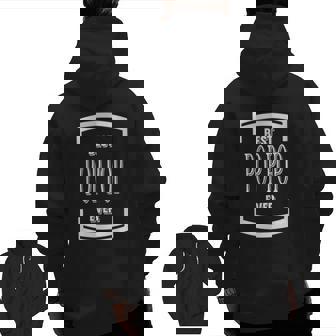 Graphic 365 Best Pop Pop Ever Fathers Day Men Zip Up Hoodie Back Print | Mazezy