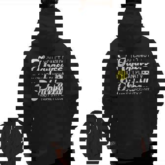 Addicted Pickleball Addict Pickleball Dad Player Zip Up Hoodie Back Print | Mazezy