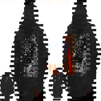 Air Force Dad Air Force Graduation Military Dad Zip Up Hoodie Back Print | Mazezy