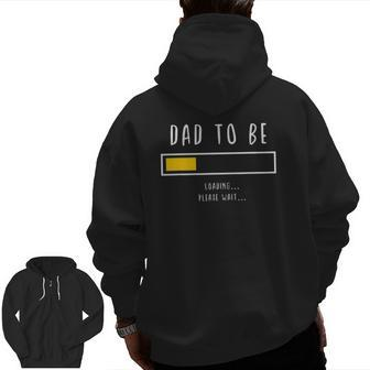 Best Expecting Dad Daddy & Father Men Tee S Zip Up Hoodie Back Print | Mazezy
