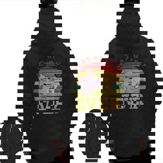 Best Pig Dad Ever Domestic Pigs Zip Up Hoodie Back Print | Mazezy