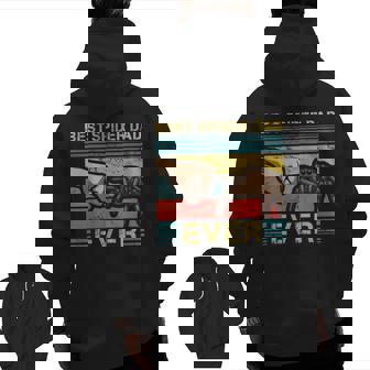 Best Spider Dad Ever Fatherhood Arachnid Tarantula Collector Zip Up Hoodie Back Print | Mazezy