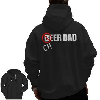 Cheer Dad Cheerleader Family Father T Zip Up Hoodie Back Print | Mazezy AU