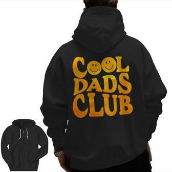 Cool Dads Club Zip Up Hoodie Back Print | Mazezy