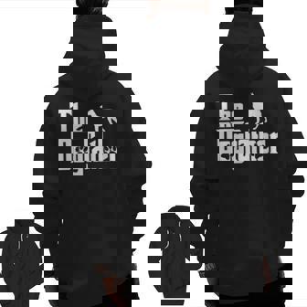 The Dogfather Doberman Pinscher Dog Owner Zip Up Hoodie Back Print | Mazezy