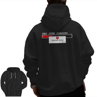 Father's Day Zip Up Hoodie Back Print | Mazezy