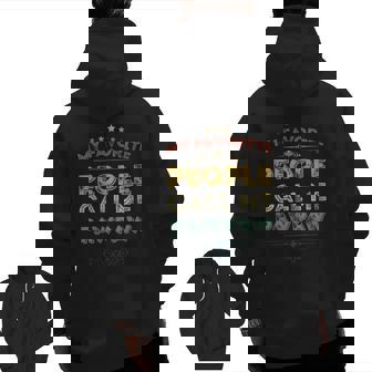 My Favorite People Call Me Pawpaw Zip Up Hoodie Back Print | Mazezy