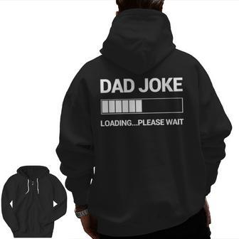Dad Shirt Fathers Day Stepdad Son Father In Law Zip Up Hoodie Back Print | Mazezy UK