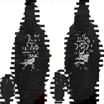 Horse Racing Derby Race Owner Lover Zip Up Hoodie Back Print | Mazezy