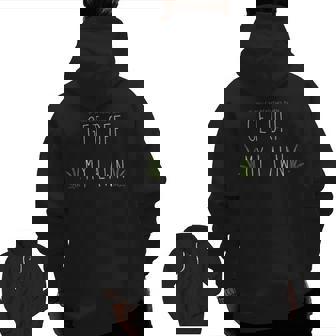 Grumpy Dad Joke Zip Up Hoodie Back Print | Mazezy