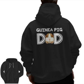 Guinea Pig Dad Costume Clothing Guinea Pig Zip Up Hoodie Back Print | Mazezy